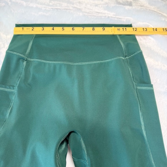 Kamo Fitness Medium Green High Rise Pocket Leggings 25” Inseam - Picture 4 of 6